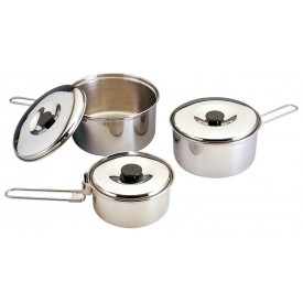 Набор посуды для кемпинга CS-6-028 нерж. сталь