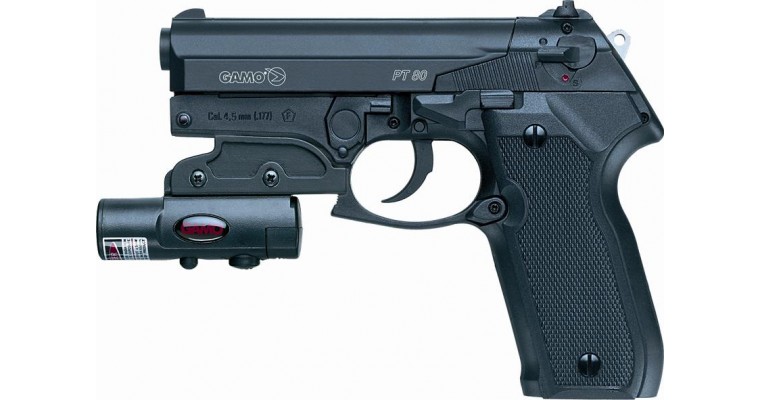 Пистолет пневматический GAMO PT-80 Combo laser