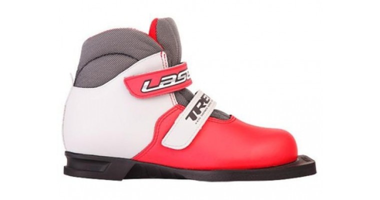 Лыжные ботинки детские TREK Laser White Red 75mm
